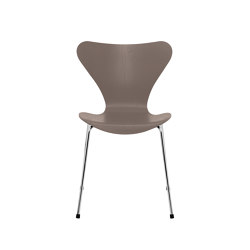 Series 7™ | Chair | 3107 | Deep Clay coloured ash | Chrome base | Chairs | Fritz Hansen