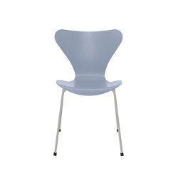 Series 7™ | Chair | 3107 | Lavender blue coloured ash | Nine grey base | Chairs | Fritz Hansen