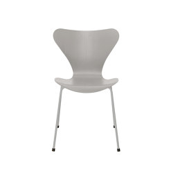 Series 7™ | Chair | 3107 | Nine grey coloured ash | Nine grey base | Stühle | Fritz Hansen