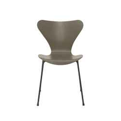 Series 7™ | Chair | 3107 | Olive Green coloured ash | Warm graphite base | Chaises | Fritz Hansen