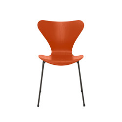 Series 7™ | Chair | 3107 | Paradise orange coloured ash | Warm graphite base | Chairs | Fritz Hansen