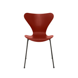 Series 7™ | Chair | 3107 | Venetian red coloured ash | Warm graphite base | Chairs | Fritz Hansen