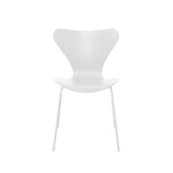 Series 7™ | Chair | 3107 | White coloured ash | White base | Stühle | Fritz Hansen
