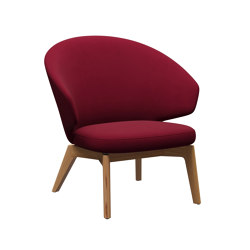 Let™ | SH200 | Lounge chair | Textile | Oak base