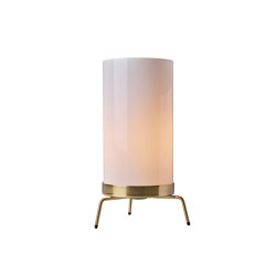 PM-02 | Table lamp | Opal glass | Brass base | Lampade tavolo | Fritz Hansen