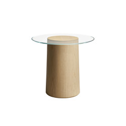 Stub™ | Side table | MS11 | Glass table top | Lacquered ash base | Side tables | Fritz Hansen