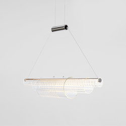 Coax - Pendant 02 (Polished Nickel) | Suspended lights | Roll & Hill