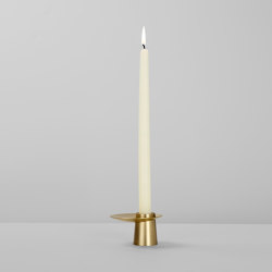 Orbit 01 (Brushed brass) | Candlesticks / Candleholder | Roll & Hill