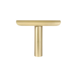 T-lamp | table | brushed brass | LED lights | Frama