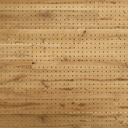Wooden panels Acoustic | Dot Oak rustic brushed | Wood panels | Admonter Holzindustrie AG