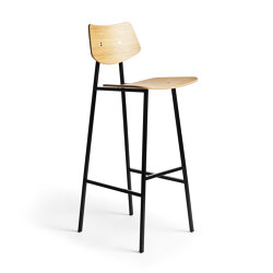 1960 Barchair High, Natural Oak | Bar stools | Rex Kralj