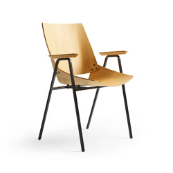 Shell Armchair Natural Oak | Chairs | Rex Kralj