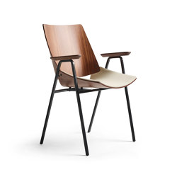Shell Armchair Seat upholstery, Natural Walnut | Chairs | Rex Kralj