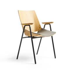 Shell Armchair Seat upholstery, Natural Oak | Sedie | Rex Kralj
