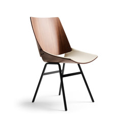 Shell Chair Seat upholstery, Natural Walnut | Stühle | Rex Kralj