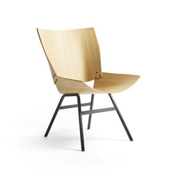 Shell Lounge Chair Natural Oak | Fauteuils | Rex Kralj