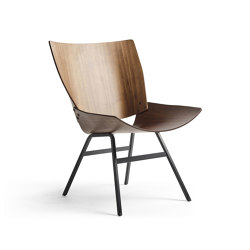 Shell Lounge Chair Natural Walnut | Armchairs | Rex Kralj