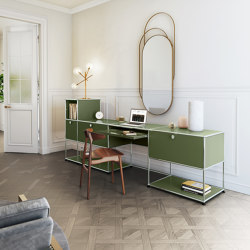 USM Haller Sideboard | Olivgrün | Sideboards | USM