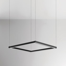 Notus 16 Square Linear LED | Suspended lights | BRIGHT SPECIAL LIGHTING S.A.