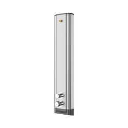 F5S Therm stainless steel shower panel | Shower controls | KWC Professional