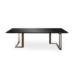 Black & gold tavolo | Dining tables | Paolo Castelli