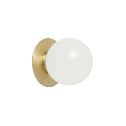 Mezzo flush small satin brass | Lampade parete | CTO Lighting