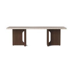 Androgyne Lounge Table, Dark Stained Oak | Kunis Breccia |  | MENU
