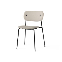 Co Chair, fully upholstered, Black | Doppiopanama T14012 004 | Chairs | Audo Copenhagen