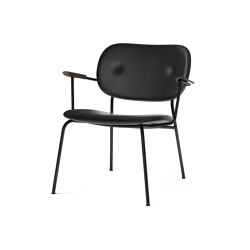 Co Lounge Chair, fully upholstered, Dark Stained Oak | Dakar 0842 | Armchairs | Audo Copenhagen