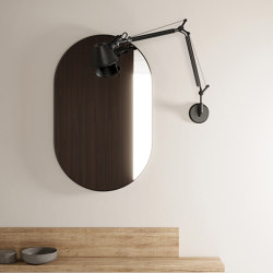 Pastille - steel frame oval mirror | Bath mirrors | NIC Design