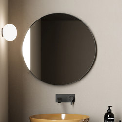 Pastille - steel frame round mirror | Bath mirrors | NIC Design