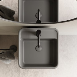 Semplice freestanding con foro rubinetto | Wash basins | NIC Design