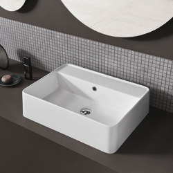 Semplice retangolare senza foro rubinetto - Lavabo | Single wash basins | NIC Design
