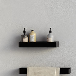 Curva - steel shower shelf | Bath shelves | NIC Design