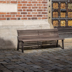 emau | park bench with backrest