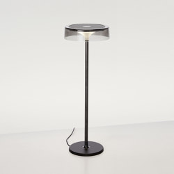 SIXTEEN TABLE GLASS DARK/BRASS POL | Table lights | Tobias Grau