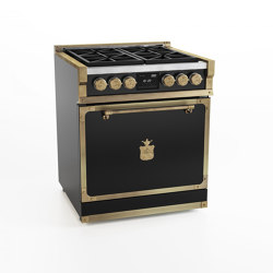 COOKING RANGES | FIORENTINA 30" 4 BURNERS AND MULTIFUCTION OVEN WITH SOLID DOOR |  | Officine Gullo