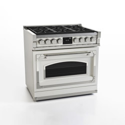 COOKING RANGES | FIORENTINA 36" 6 BURNERS AND MULTIFUCTION OVEN WITH GLASS DOOR |  | Officine Gullo
