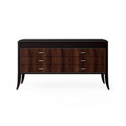 Relief | Chest of drawers - Black Walnut | Sideboards / Kommoden | ITALIANELEMENTS