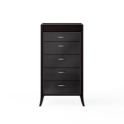 Relief | Chest of drawers - Black brown