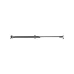 Stainless steel corner grab rail Ø32mm, 3 point fixation | Bathroom accessories | Duten
