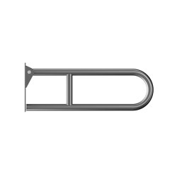 Stainless steel Ø32mm hinged drop down grab bar | Bathroom accessories | Duten