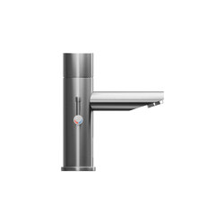 Touch-free sensor tap with temperature adjustment lever, spout 135mm | Grifería para lavabos | Duten