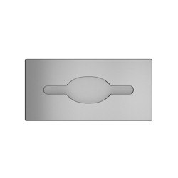 Stainless steel recessed disposable handkerchief dispenser | Bathroom accessories | Duten