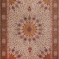 Tabriz 40 Raj Fine | Colour brown | Knotique