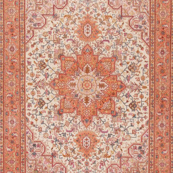 Tabriz 50 Raj Fine | Colour orange | Knotique