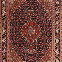 Tabriz 50 Raj Fine Mahi | Colour brown | Knotique