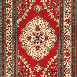Tabriz-50-Raj | Colour red | Knotique