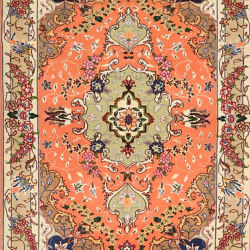 Tabriz-50-Raj | Colour orange | Knotique