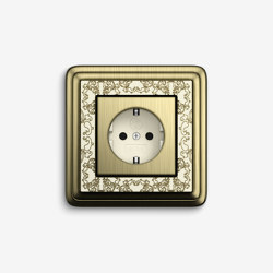 ClassiX | Socket outlet Art Bronze cream white | Schuko sockets | Gira